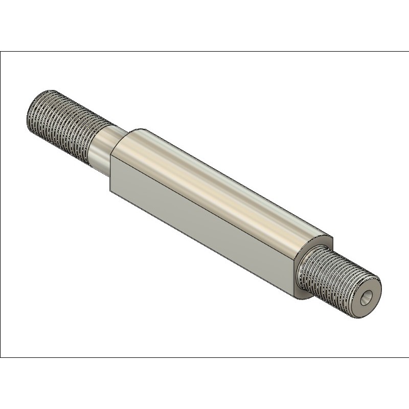 Draw bolt with flattened sides