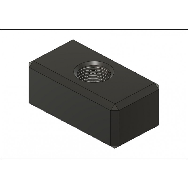 Bridge piece locking nut
