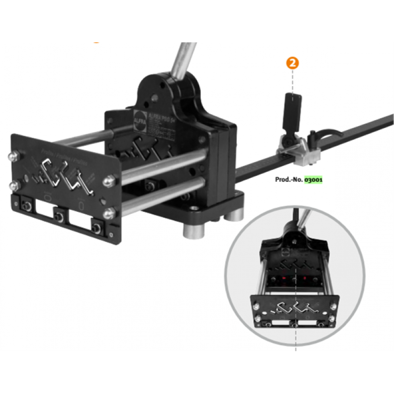 PSG5+ Din rail cutter & puncher